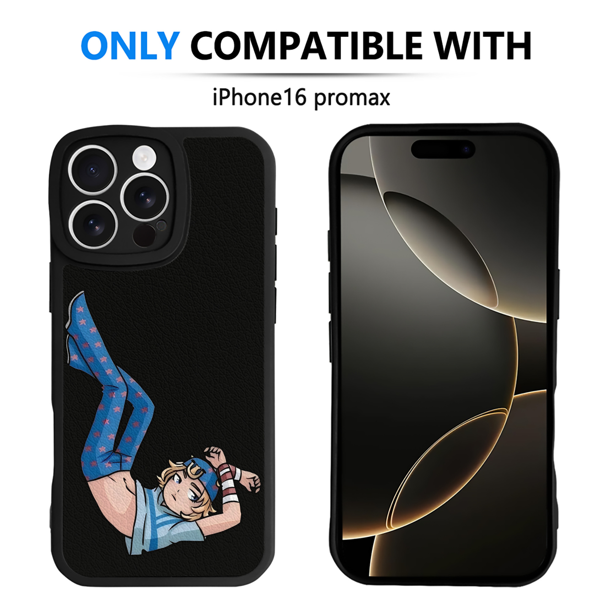 （画像用） ジョジョの奇妙な冒険 グイード?ミスタ JoJo's Bizarre Adventure Guido Mista 【iPhone 16シリーズ対応】シリコンスマホケース（レザー調） 材質：シリコン